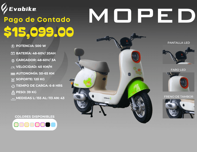 MOPED — ficha del catálogo EVOBIKE